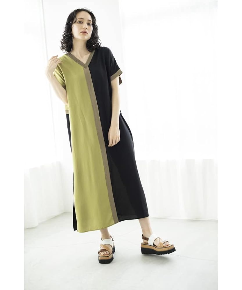 Amazon.co.jp: [オズモーシス] 2WAY切替ワンピース BEIGE ONE